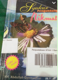 Image of Syukur mengundang nikmat