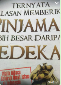 Image of Ternyata Balasan memberikan Pinjaman Lebih besar daripada Sedekah