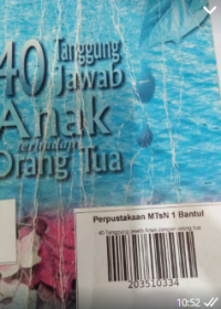 Image of 40 Tanggung jawab Anak dengan orang tua