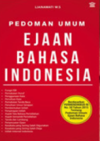 Image of Pedoman Umum Ejaan Bahasa Indonesia