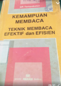 Image of KEMAMPUAN MEMBACA TEKNIK MEMBACA EFEKTIF DAN EFISIEN